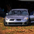 2006-2011 Mitsubishi Eclipse Dual Halo Projector Headlights (Chrome Housing/Clear Lens)