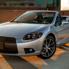 2006-2012 Mitsubishi Eclipse Dual Halo Projector Headlights (Jet Black Housing/Clear Lens)
