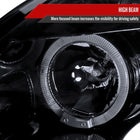 2006-2011 Mitsubishi Eclipse Dual Halo Projector Headlights (Glossy Black Housing/Smoke Lens)