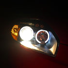 2006-2011 Mitsubishi Eclipse Dual Halo Projector Headlights (Matte Black Housing/Clear Lens)