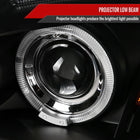 2006-2011 Mitsubishi Eclipse Dual Halo Projector Headlights (Matte Black Housing/Clear Lens)