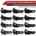 2007-2014 Toyota FJ Cruiser Switchback Sequential Turn Signal Animated LED Bar Projector Headlights (Matte Black Housing/Smoke Lens)