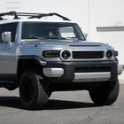 2007-2014 Toyota FJ Cruiser Switchback Sequential Turn Signal Animated LED Bar Projector Headlights (Matte Black Housing/Smoke Lens)