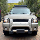 2001-2004 Nissan Frontier Dual Halo Projector Headlights (Matte Black Housing/Clear Lens)