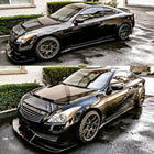 2008-2013 Infiniti G37/2014-2015 Q60 2 Door Coupe/Convertible Factory Style Projector Headlights (Chrome Housing/Clear Lens)