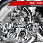2008-2013 Infiniti G37/2014-2015 Q60 2 Door Coupe/Convertible Factory Style Projector Headlights (Chrome Housing/Clear Lens)