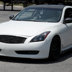 2008-2013 Infiniti G37/2014-2015 Q60 2 Door Coupe/Convertible Factory Style Projector Headlights (Matte Black Housing/Clear Lens)