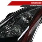 2008-2013 Infiniti G37/2014-2015 Q60 2 Door Coupe/Convertible Factory Style Projector Headlights (Matte Black Housing/Smoke Lens)