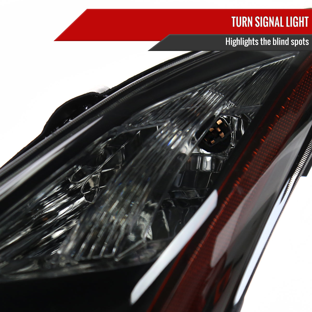 2008-2013 Infiniti G37/2014-2015 Q60 2 Door Coupe/Convertible Factory Style Projector Headlights (Matte Black Housing/Smoke Lens)