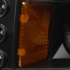 1999-2003 Mitsubishi Galant Dual Halo Projector Headlights (Matte Black Housing/Clear Lens)