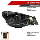 2010-2012 Hyundai Genesis Coupe Projector Headlights w/ SMD LED Light Strip (Chrome Housing/Clear Lens)