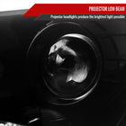 2010-2012 Hyundai Genesis Coupe Projector Headlights w/ SMD LED Light Strip (Jet Black Housing/Clear Lens)