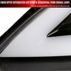 2010-2012 Hyundai Genesis Coupe Sequential LED Bar Projector Headlights (Matte Black Housing/Clear Lens)