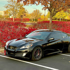 2010-2012 Hyundai Genesis Coupe Projector Headlights w/ SMD LED Light Strip (Matte Black Housing/Clear Lens)