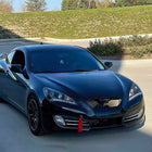 2010-2012 Hyundai Genesis Coupe Projector Headlights w/ SMD LED Light Strip (Matte Black Housing/Clear Lens)