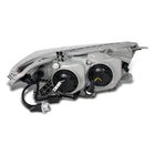 2011-2013 Toyota Highlander Projector Headlights w/ SMD LED Light Strip - Matte Black/Clear Lens