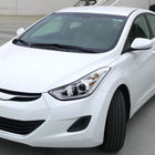 2011-2013 Hyundai Elantra LED Bar Projector Headlights (Chrome Housing/Clear Lens)