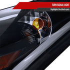 2011-2013 Hyundai Elantra LED Bar Projector Headlights (Glossy Black Housing/Smoke Lens)