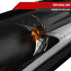 2011-2013 Hyundai Elantra LED Bar Projector Headlights (Matte Black Housing/Clear Lens)