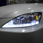 2006-2010 Lexus IS250/IS350 SMD LED Light Strip Projector Headlights w/ Sequential Turn Signal Lights (Matte Black Housing/Clear Lens)
