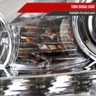 2006-2010 Lexus IS250/IS350 SMD LED Light Strip Projector Headlights w/ Sequential Turn Signal Lights (Matte Black Housing/Clear Lens)
