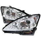 2006-2010 Lexus IS250/IS350 SMD LED Light Strip Projector Headlights w/ Sequential Turn Signal Lights (Matte Black Housing/Clear Lens)