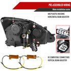 2006-2010 Lexus IS250/IS350 SMD LED Light Strip Projector Headlights (Chrome Housing/Clear Lens)