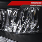 2001-2005 Lexus IS300 Projector Headlights w/ LED Light Strip & LED Turn Signal Lights (Matte Black Housing/Clear Lens)