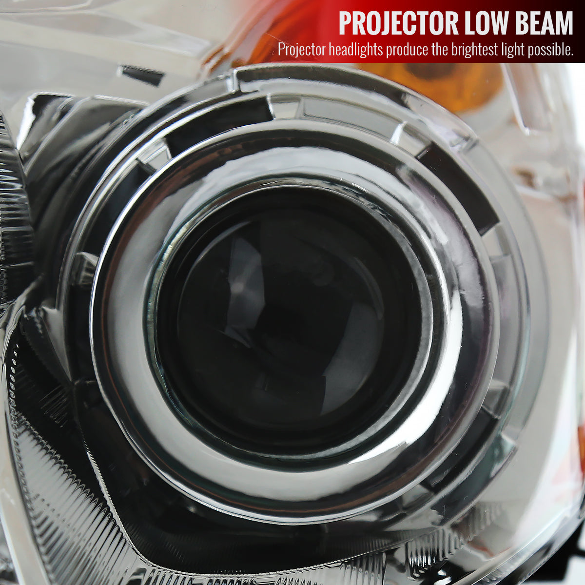 2010-2014 Subaru Legacy/Outback Projector Headlights (Chrome Housing/Clear Lens) - Driver Side Only