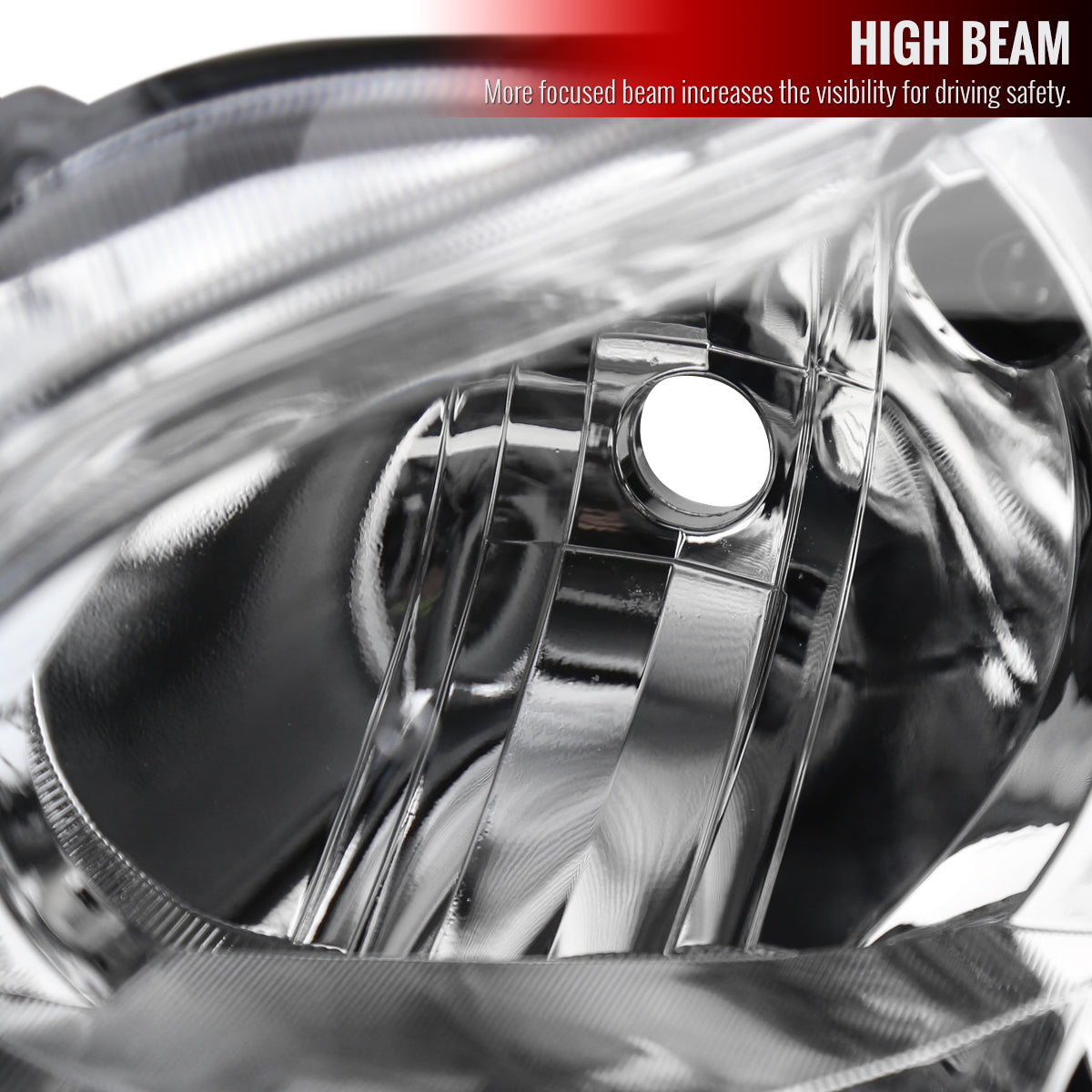2010-2014 Subaru Legacy/Outback Projector Headlights (Chrome Housing/Clear Lens) - Driver Side Only