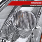 2004-2006 Nissan Maxima Factory Style Projector Headlights - Chrome/Clear Lens
