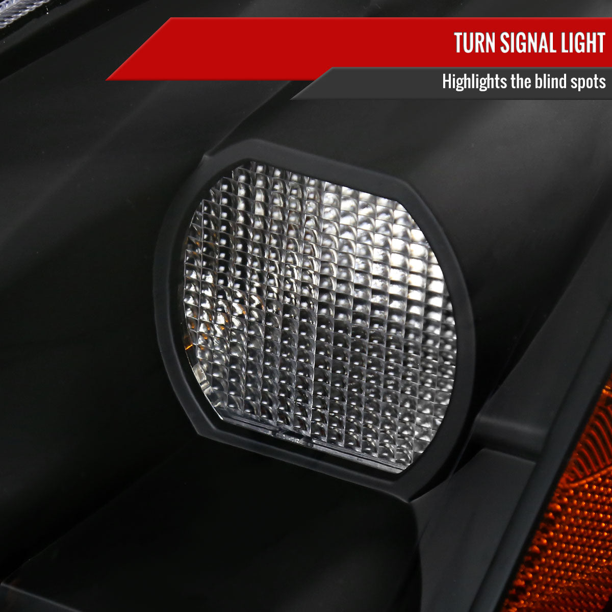 2004-2006 Nissan Maxima Factory Style Projector Headlights - Matte Black/Clear Lens