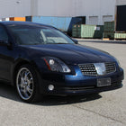 2004-2006 Nissan Maxima Factory Style Projector Headlights - Matte Black/Clear Lens