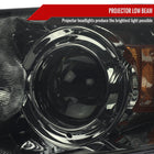 2004-2009 Mazda 3 Sedan Projector Style Headlights (Chrome Housing/Smoke Lens)