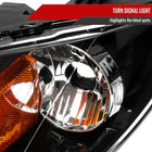2004-2009 Mazda 3 Sedan Projector Style Headlights (Matte Black Housing/Clear Lens)