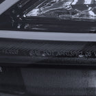 2010-2013 Mazda 3 Projector Headlights w/ LED Light Strip (Glossy Black Housing/Smoke Lens)