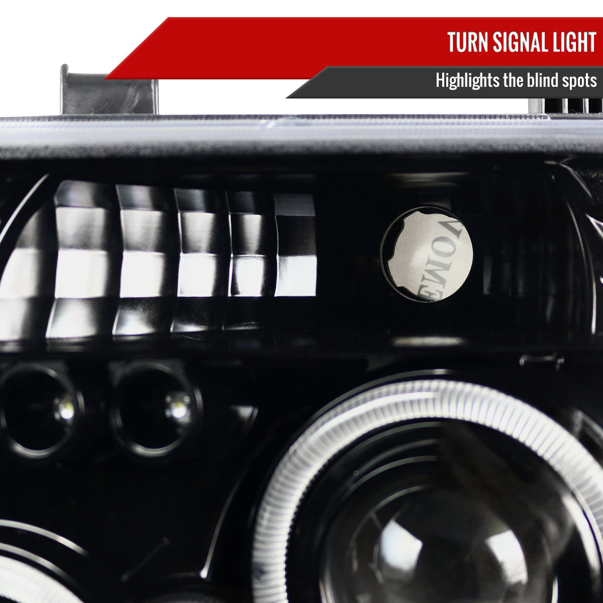 2005-2007 Nissan Pathfinder/ 2005-2008 Frontier Dual Halo Projector Headlights (Jet Black Housing/Clear Lens)