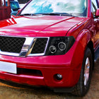 2005-2007 Nissan Pathfinder/ 2005-2008 Frontier Dual Halo Projector Headlights (Jet Black Housing/Clear Lens)