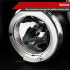 2005-2007 Nissan Pathfinder/ 2005-2008 Frontier Dual Halo Projector Headlights (Matte Black Housing/Clear Lens)
