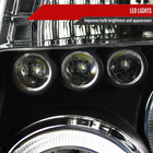 2005-2007 Nissan Pathfinder/ 2005-2008 Frontier Dual Halo Projector Headlights (Matte Black Housing/Clear Lens)