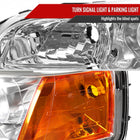 2006-2008 Honda Pilot Projector Style Headlights (Chrome Housing/Clear Lens)
