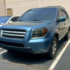 2006-2008 Honda Pilot Projector Style Headlights (Chrome Housing/Smoke Lens)