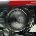 2006-2008 Honda Pilot Projector Style Headlights (Chrome Housing/Smoke Lens)