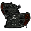 2006-2008 Honda Pilot Projector Style Headlights (Chrome Housing/Smoke Lens)