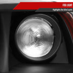 2006-2008 Honda Pilot Projector Style Headlights (Matte Black Housing/Clear Lens)
