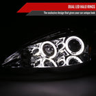 2002-2004 Acura RSX Dual Halo Projector Headlights (Glossy Black Housing/Smoke Lens)