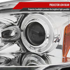 2002-2004 Acura RSX Dual Halo Projector Headlights (Glossy Black Housing/Smoke Lens)