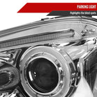 2002-2004 Acura RSX Dual Halo Projector Headlights (Glossy Black Housing/Smoke Lens)