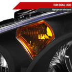 2002-2004 Acura RSX Retro Style Projector Headlights - Matte Black/Clear Lens