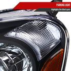 2002-2004 Acura RSX Retro Style Projector Headlights - Matte Black/Clear Lens